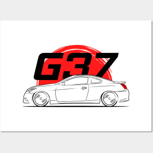 The JDM G37 Coupe Racing Posters and Art